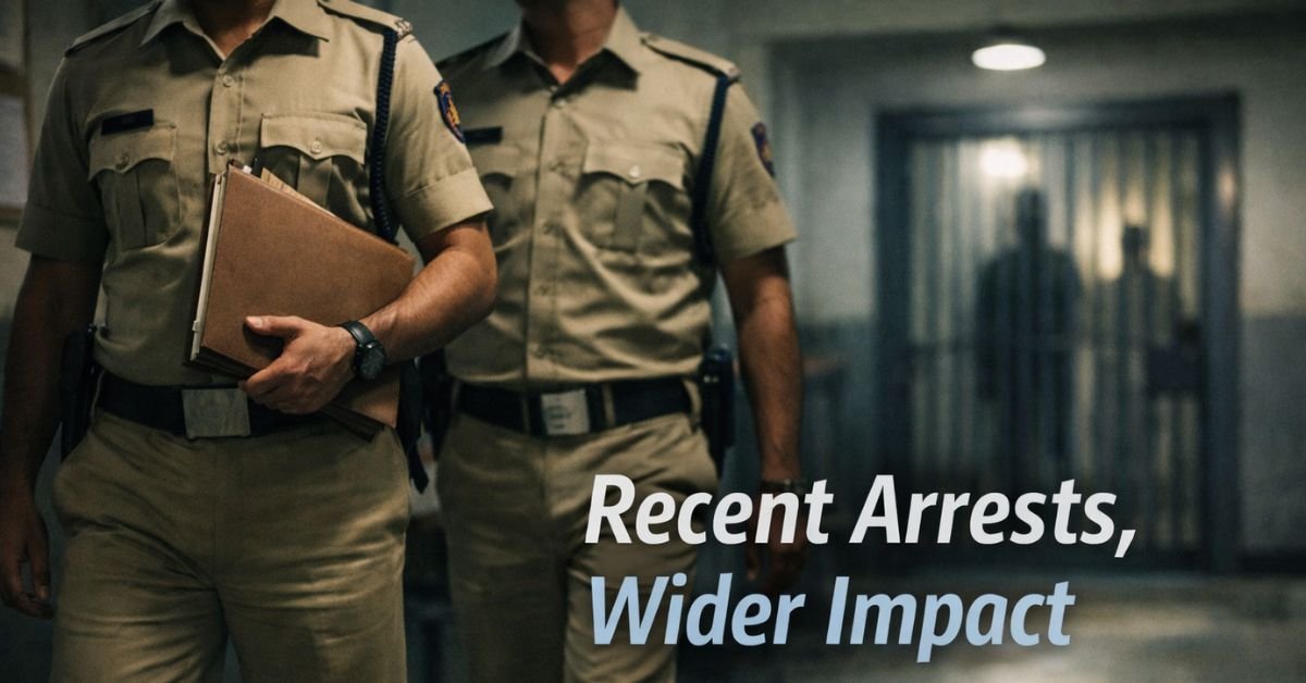 Maharashtra Police recent arrests