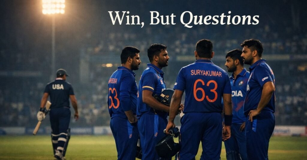 IND vs USA match latest news