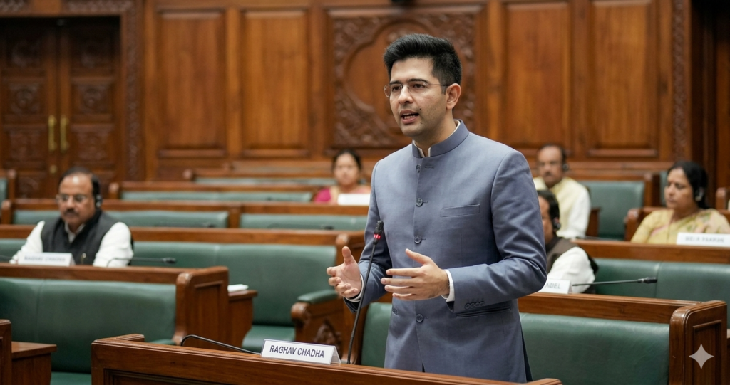 Raghav Chadha Rajya Sabha controversy