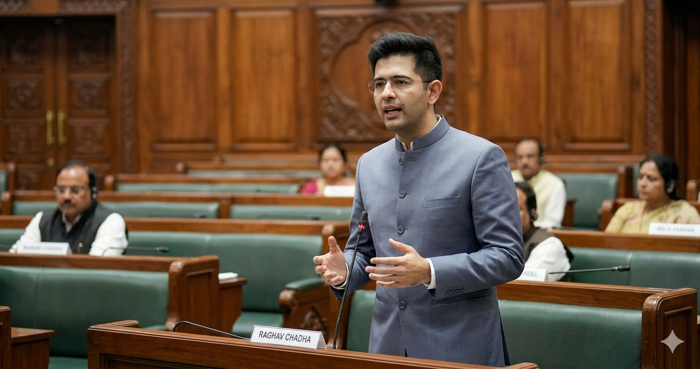 Raghav Chadha Rajya Sabha controversy