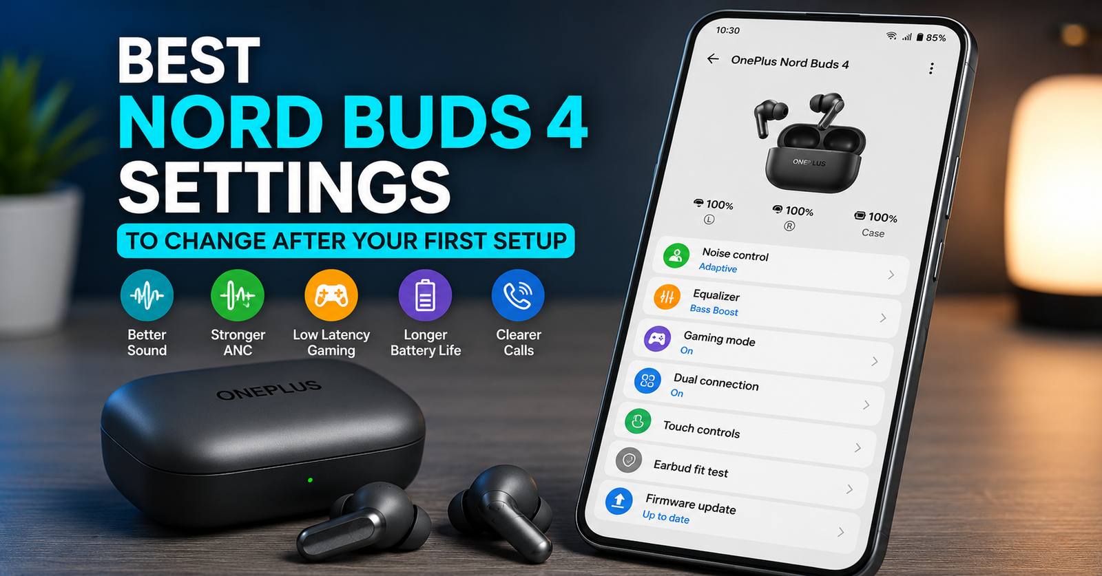 Nord Buds 4 Settings