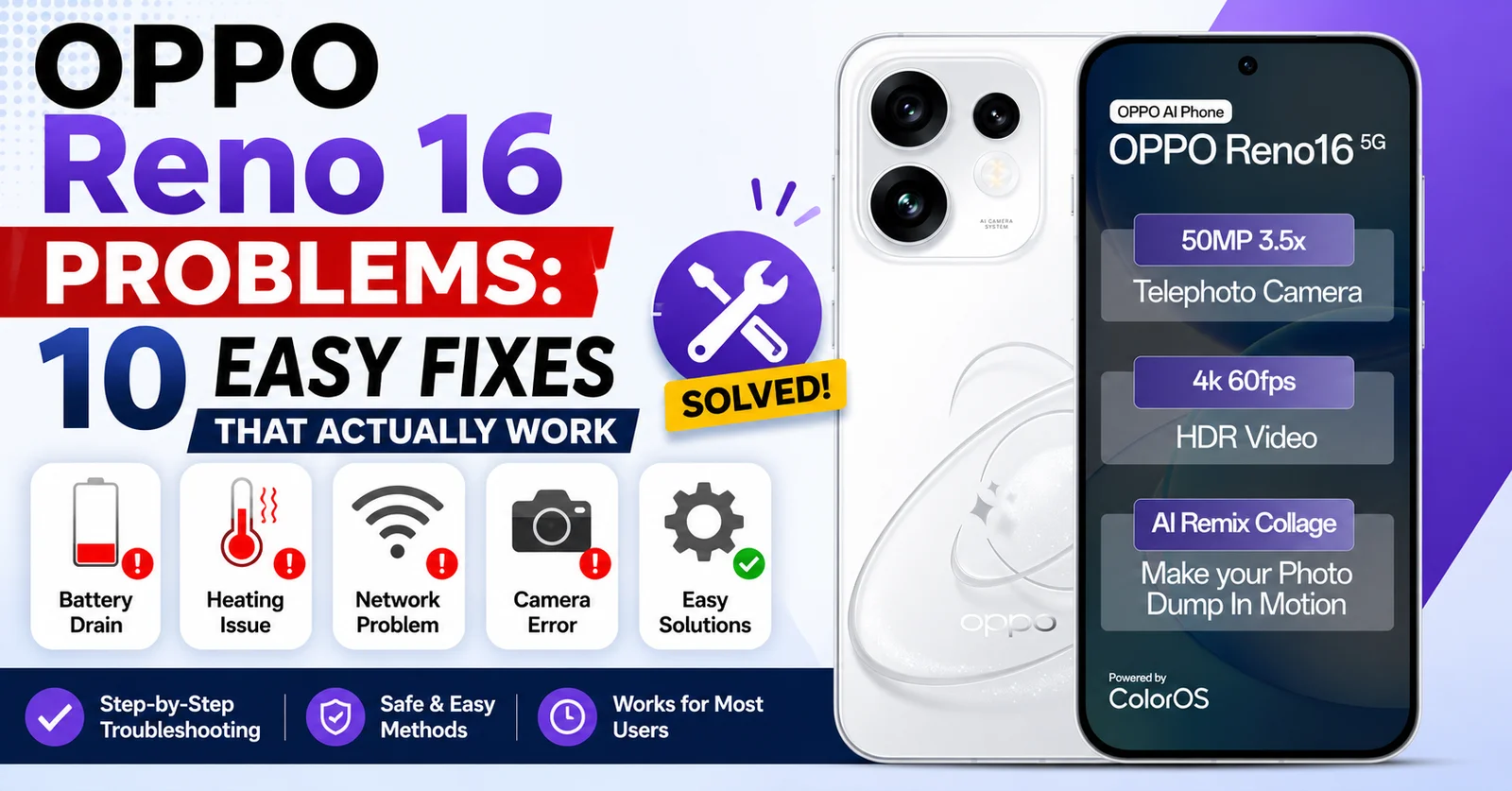 OPPO Reno 16 Problems