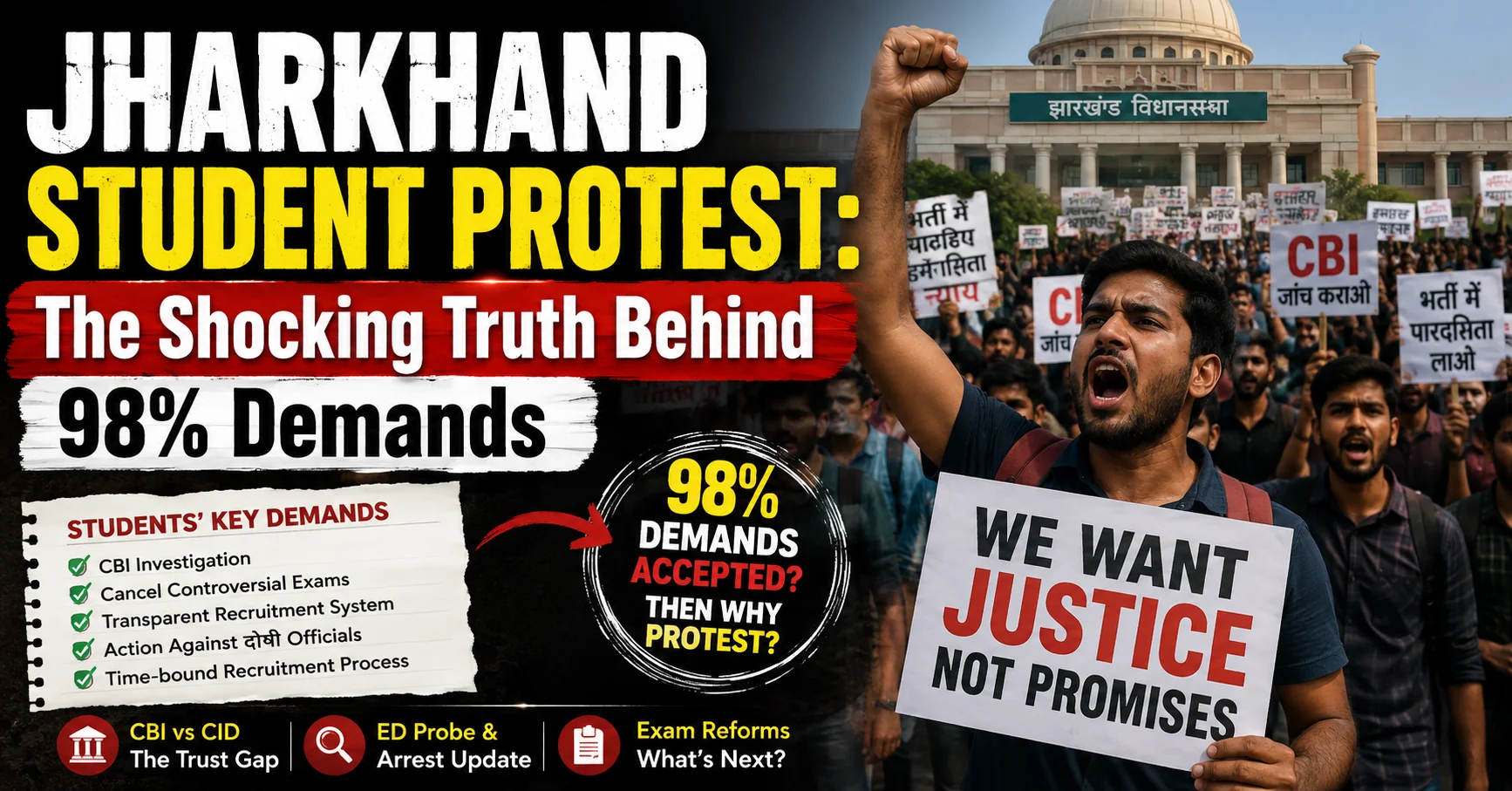 Jharkhand Student Protest