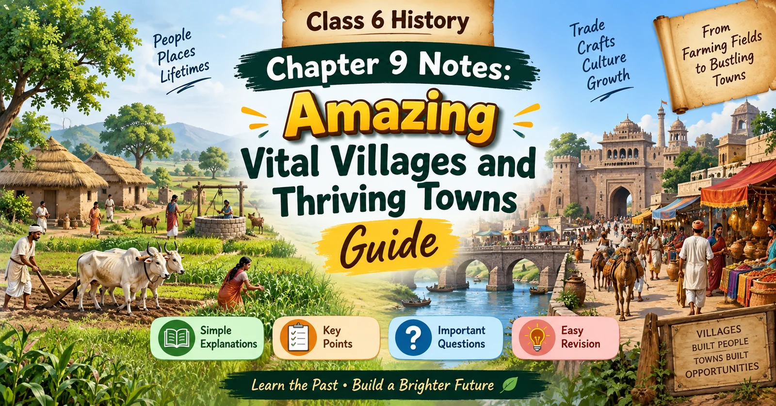 Class 6 History Chapter 9 Notes
